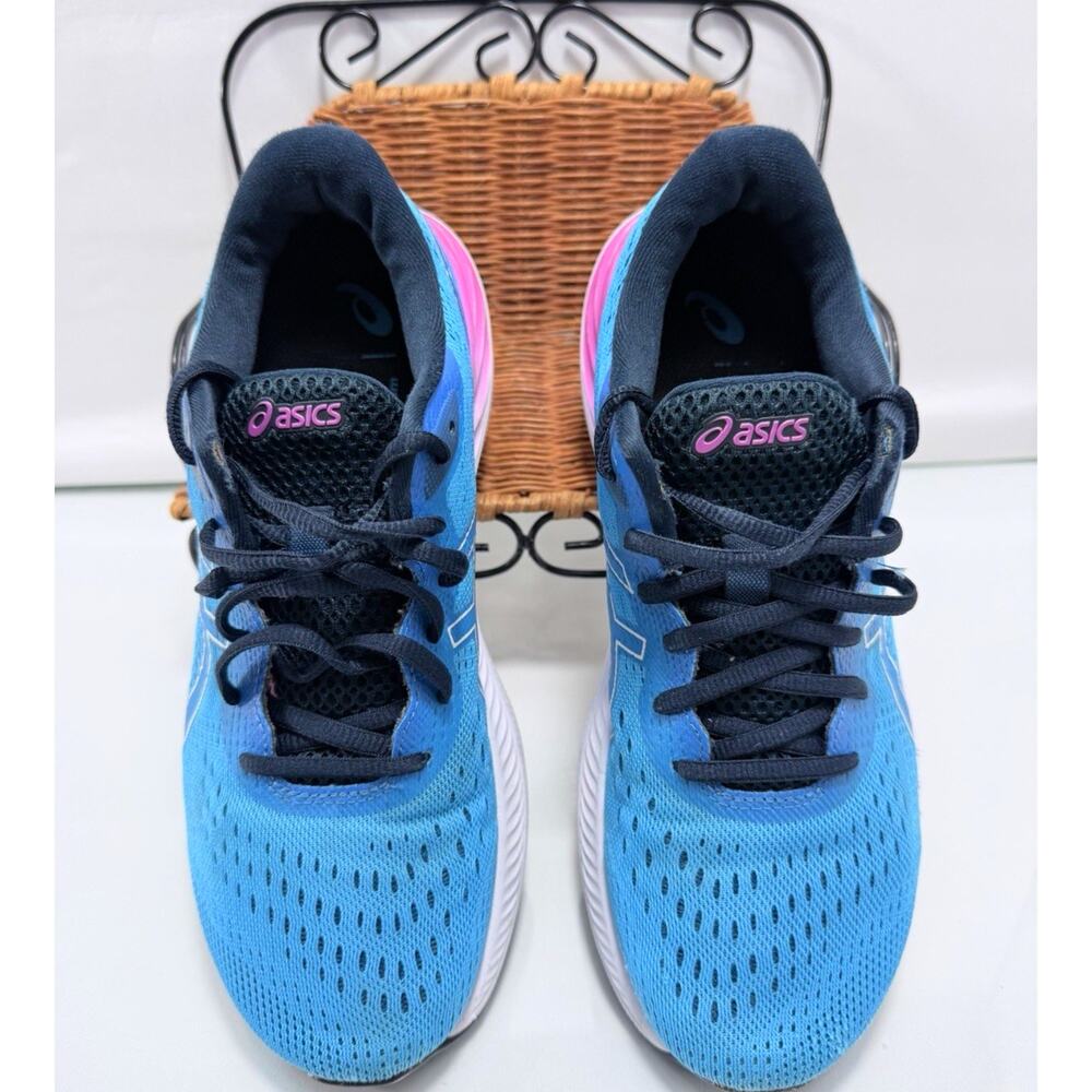 ASICS GT-1000 Women's Running Shoes Size 8.5 Blue Pink Black 25.5cm F131120 - Picture 3 of 10